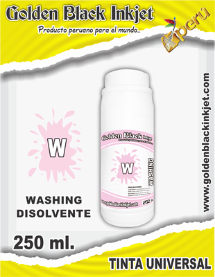 Frasco 250ml de DISOLVENTE para Impresoras HP, Canon, Epson, Brother, Lexmark